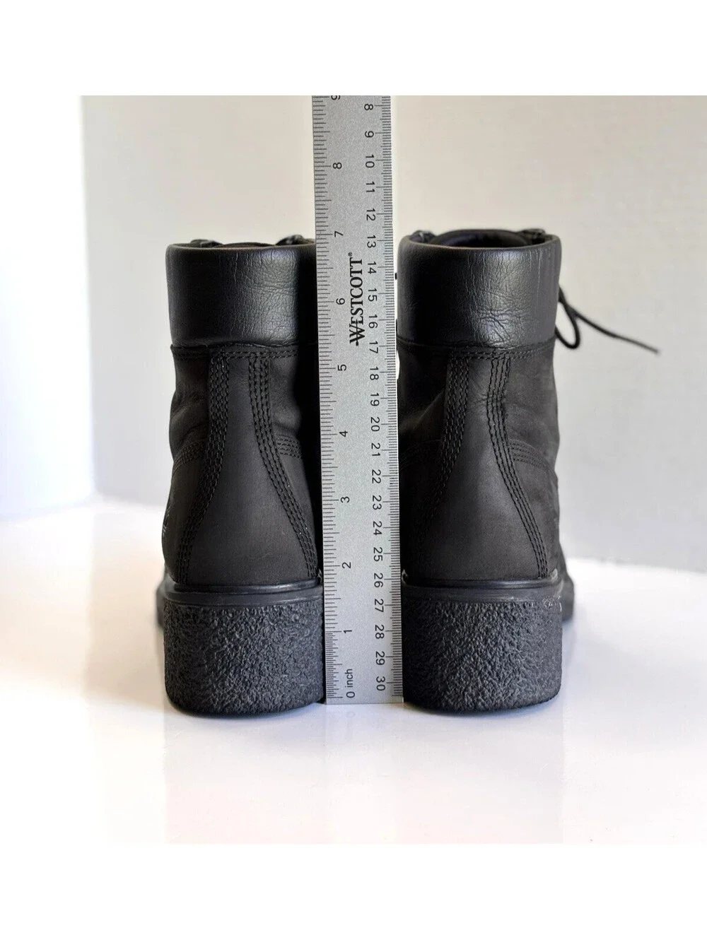 Timberland Brinda Ortholite Boots Women Black Nubuck Lace Up Heel Shoes Size 7.5